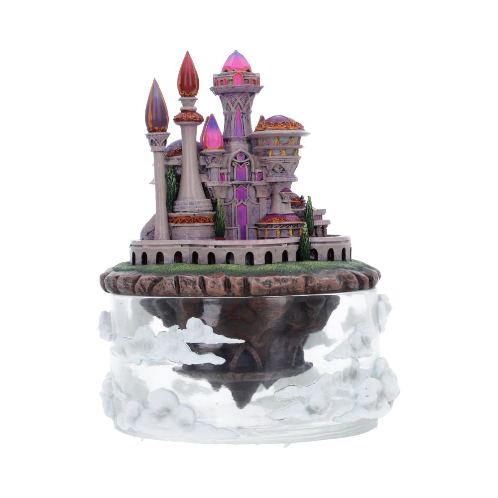 Nemesis Now World of Warcraft City of Dalaran collectible box, 19.6cm, featuring detailed Dalaran city scene in a decorative box design.